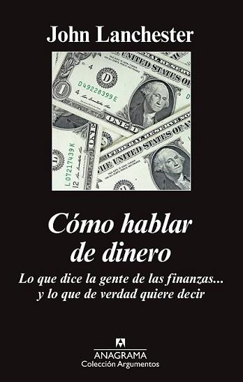 CÓMO HABLAR DE DINERO | 9788433963819 | LANCHESTER, JOHN