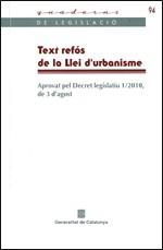 TEXT REFOS DE LA LLEI D´URBANISME | 9788439385424