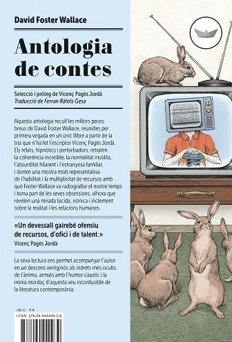 ANTOLOGIA DE CONTES | 9788494440939 | FOSTER WALLACE, DAVID | Llibreria L'Illa - Llibreria Online de Mollet - Comprar llibres online