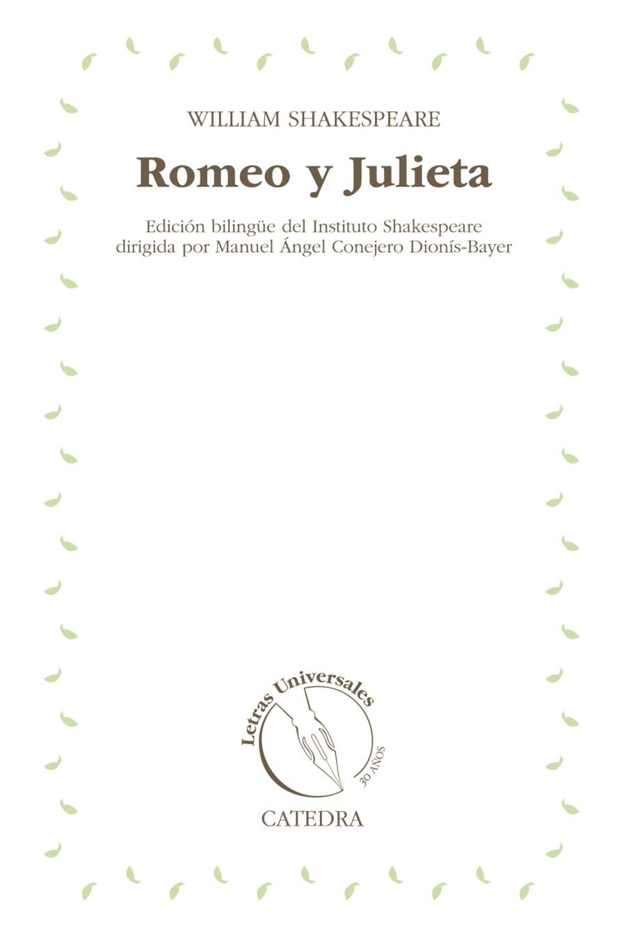 ROMEO Y JULIETA | 9788437631745 | SHAKESPEARE, WILLIAM | Llibreria L'Illa - Llibreria Online de Mollet - Comprar llibres online