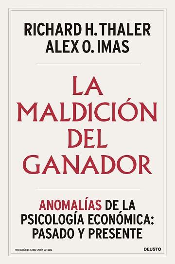 MALDICIÓN DEL GANADOR, LA | 9788423439027 | THALER, RICHARD H./IMAS, ALEX O. | Llibreria L'Illa - Llibreria Online de Mollet - Comprar llibres online