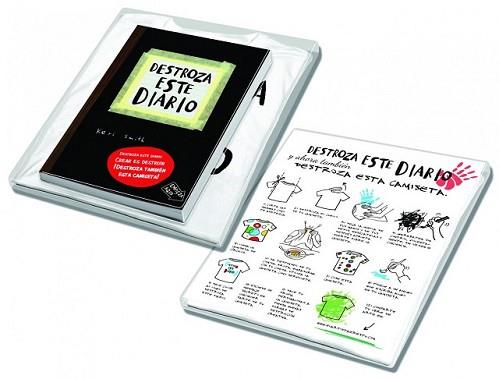 PACK DESTROZA ESTE DIARIO+CAMISETA | 9788449329661 | SMITH, KERI | Llibreria L'Illa - Llibreria Online de Mollet - Comprar llibres online