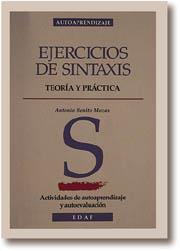 EJERCICIOS DE SINTAXIS | 9788476408445 | BENITO MOZAS,ANTONIO