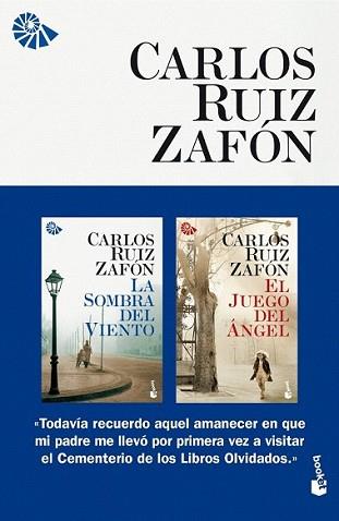 ZAFON BOOKET (LA SOMBRA DEL VIENTO + EL JUEGO | 9788408006312 | RUIZ ZAFON, CARLOS | Llibreria L'Illa - Llibreria Online de Mollet - Comprar llibres online