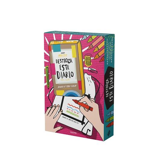 SÚPER MALETÍN DESTROZA ESTE DIARIO. AHORA A TODO COLOR | 9788449343940 | SMITH, KERI | Llibreria L'Illa - Llibreria Online de Mollet - Comprar llibres online
