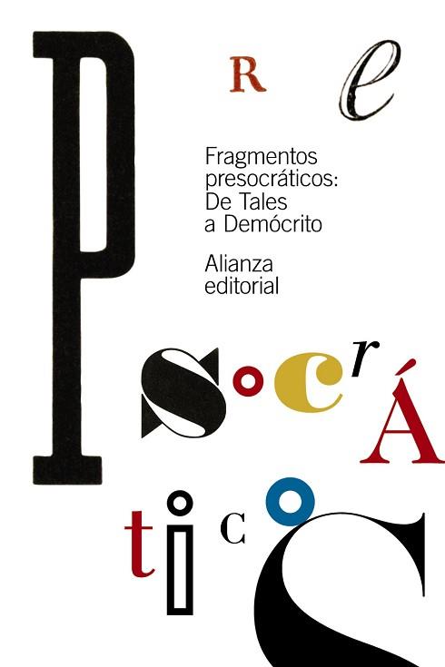 FRAGMENTOS PRESOCRÁTICOS | 9788491042204 | VARIOS | Llibreria L'Illa - Llibreria Online de Mollet - Comprar llibres online
