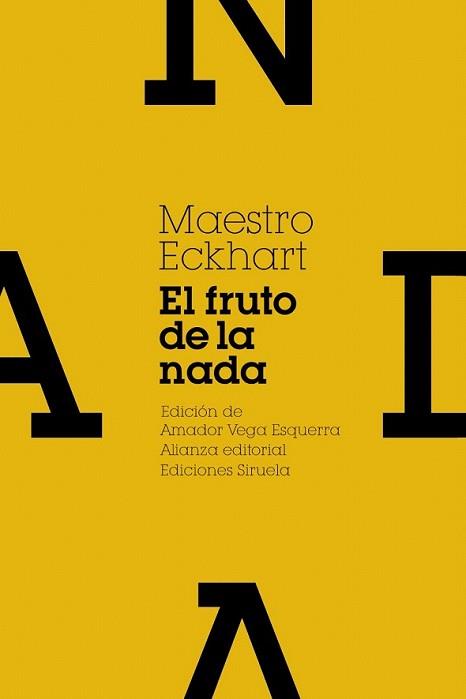 FRUTO DE LA NADA, EL | 9788420654966 | ECKHART, MAESTRO