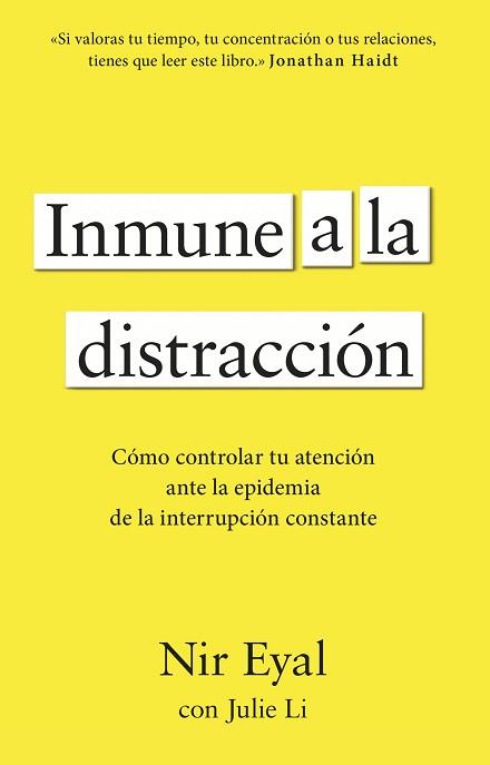 INMUNE A LA DISTRACCIÓN | 9788411003933 | EYAL, NIR