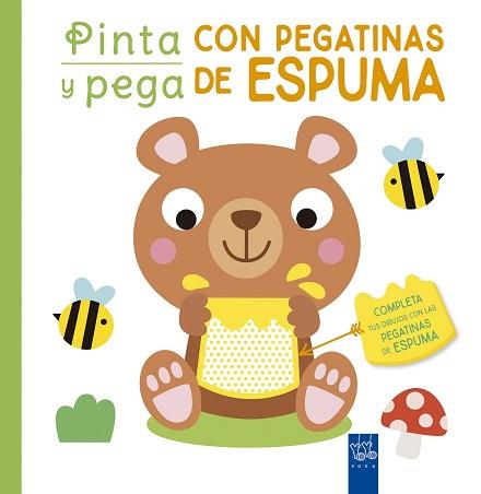 PINTA Y PEGA CON PEGATINAS DE ESPUMA. VERDE | 9788408250449 | YOYO | Llibreria L'Illa - Llibreria Online de Mollet - Comprar llibres online