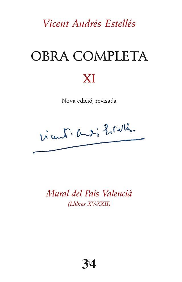 OBRA COMPLETA REVISADA, VOLUM 11 | 9788417469788 | ANDRÉS ESTELLÉS, VICENT | Llibreria L'Illa - Llibreria Online de Mollet - Comprar llibres online