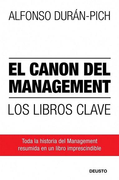 CANON DEL MANAGEMENT, EL | 9788423427857 | DURAN-PICH, ALFONSO