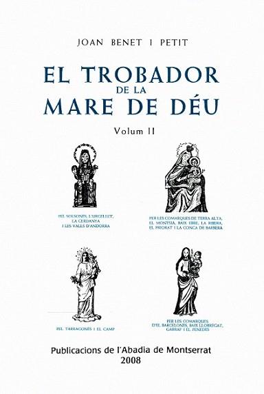 TROBADOR DE LA MARE DE DEU 2, EL | 9788498830330 | BENET I PETIT, JOAN