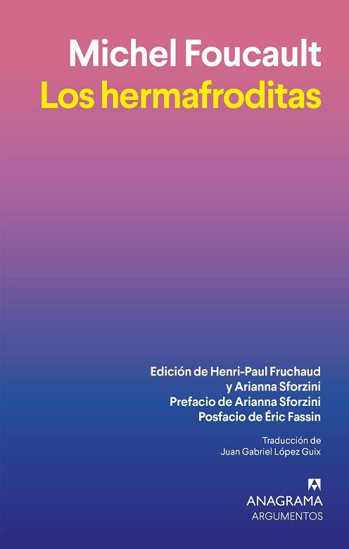 HERMAFRODITAS, LOS | 9788433951069 | FOUCAULT, MICHEL | Llibreria L'Illa - Llibreria Online de Mollet - Comprar llibres online
