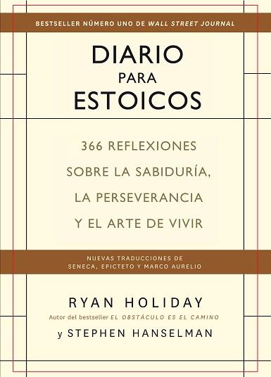 DIARIO PARA ESTOICOS | 9788417963156 | HOLIDAY, RYAN | Llibreria L'Illa - Llibreria Online de Mollet - Comprar llibres online