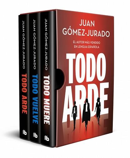 ESTUCHE TODO ARDE (CONTIENE: TODO ARDE | TODO VUELVE | TODO MUERE) | 9791387652241 | GÓMEZ-JURADO, JUAN | Llibreria L'Illa - Llibreria Online de Mollet - Comprar llibres online