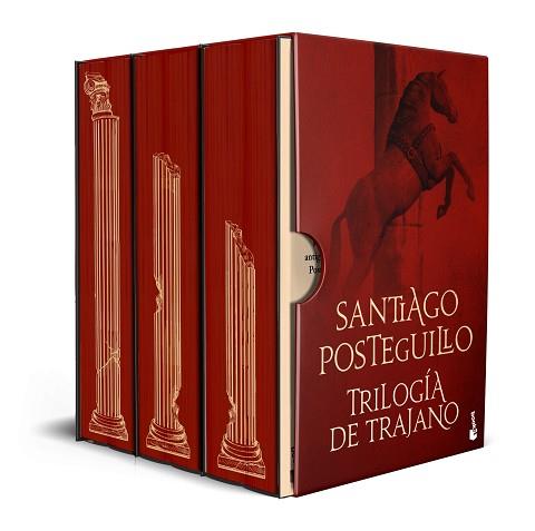ESTUCHE TRILOGÍA DE TRAJANO. EDICIÓN ESPECIAL CON CANTOS DECORADOS | 9788408327547 | POSTEGUILLO, SANTIAGO | Llibreria L'Illa - Llibreria Online de Mollet - Comprar llibres online