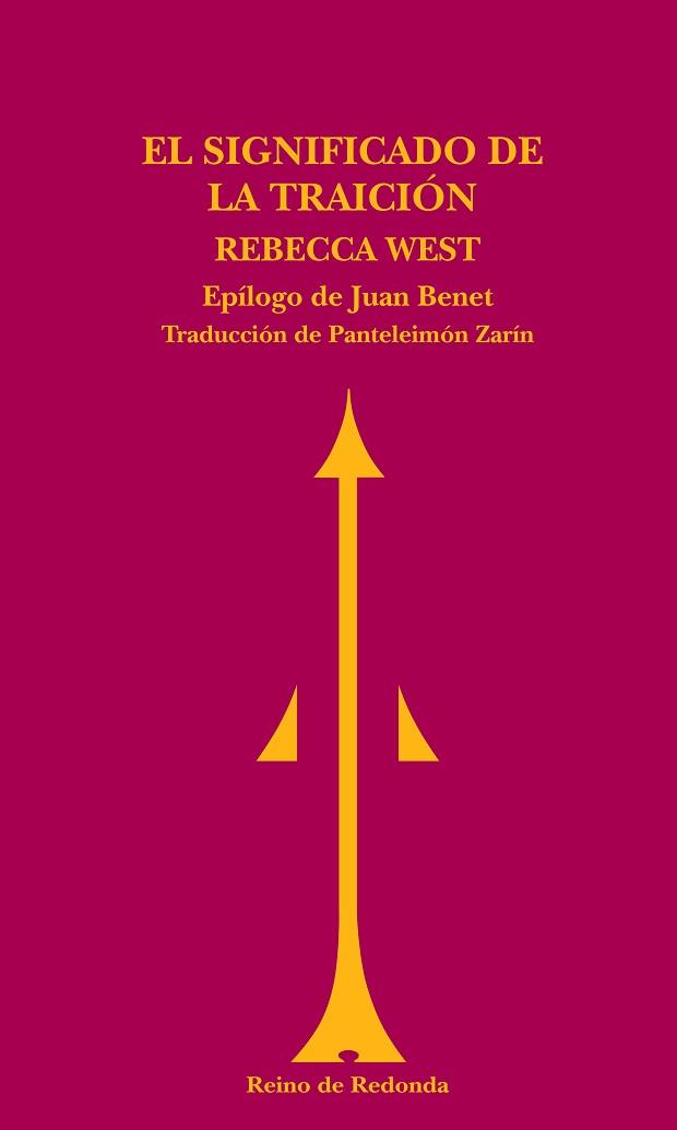 SIGNIFICADO DE LA TRAICION, EL | 9788493688714 | WEST, REBECCA