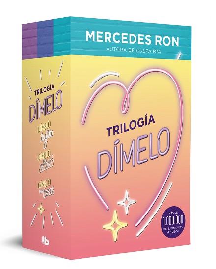 TRILOGÍA DÍMELO (PACK CON: DÍMELO BAJITO | DÍMELO EN SECRETO | DÍMELO CON BESOS) | 9788413146157 | RON, MERCEDES | Llibreria L'Illa - Llibreria Online de Mollet - Comprar llibres online