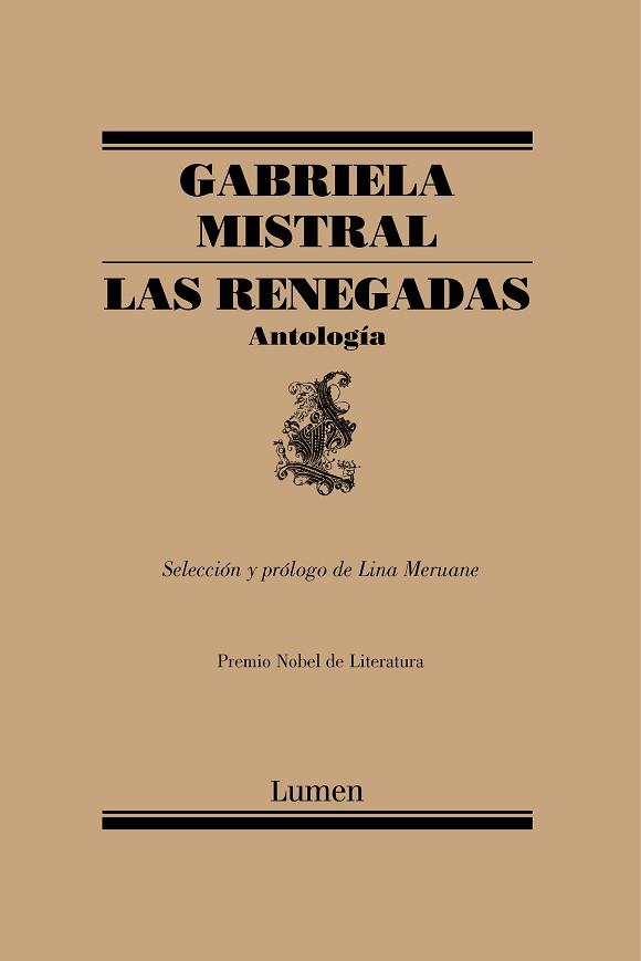 RENEGADAS, LAS | 9788426406101 | MERUANE, LINA/MISTRAL, GABRIELA | Llibreria L'Illa - Llibreria Online de Mollet - Comprar llibres online