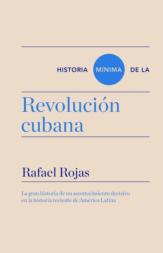 HISTORIA MÍNIMA DE LA REVOLUCIÓN CUBANA | 9788416354054 | ROJAS, RAFAEL | Llibreria L'Illa - Llibreria Online de Mollet - Comprar llibres online