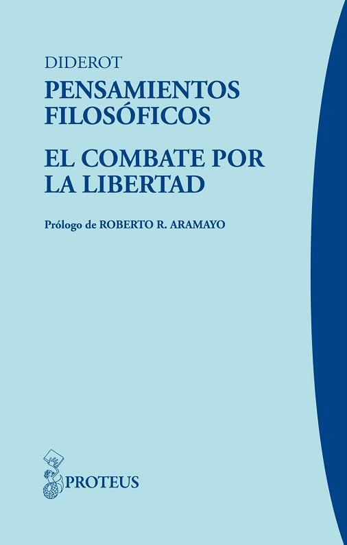 PENSAMIENTOS FILOSOFICOS / EL COMBATE POR LA LIBERTAD | 9788493699956 | DIDEROT | Llibreria L'Illa - Llibreria Online de Mollet - Comprar llibres online