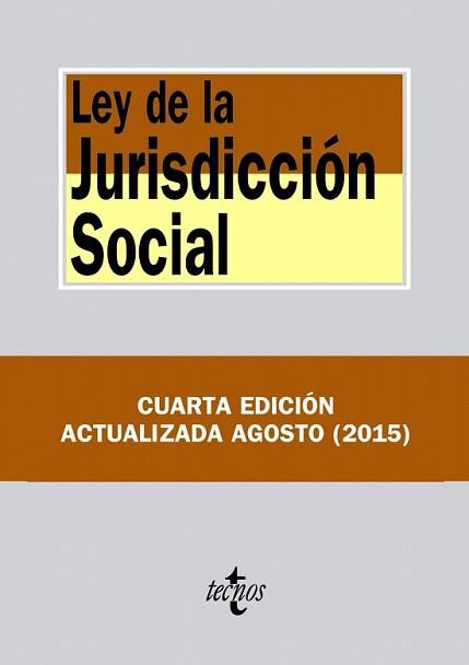 LEY DE LA JURISDICCIÓN SOCIAL | 9788430966714 | EDITORIAL TECNOS