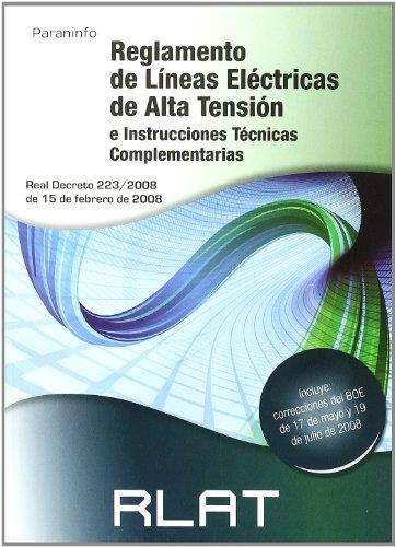 REGLAMENTO DE LINEAS ELECTRICAS DE ALTA TENSION | 9788428331685