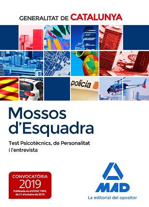 MOSSOS D´ESQUADRA. TEST PSICOTÈCNICS, DE PERSONALITAT I L?ENTREVISTA | 9788414232811 | NO DISPONIBLE | Llibreria L'Illa - Llibreria Online de Mollet - Comprar llibres online