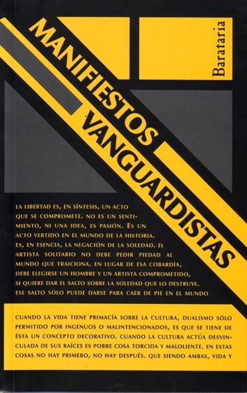 MANIFIESTOS VANGUARDISTAS | 9788495764898 | AA.VV