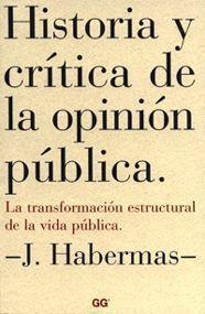 HISTORIA Y CRITICA DE LA OPINION PUBLICA | 9788425220159 | HABERMAS, J. | Llibreria L'Illa - Llibreria Online de Mollet - Comprar llibres online