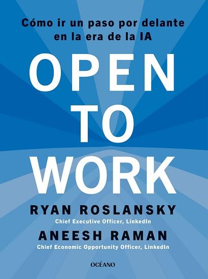 OPEN TO WORK | 9788449461507 | ROSLANSKY, RYAN/RAMAN, ANEESH | Llibreria L'Illa - Llibreria Online de Mollet - Comprar llibres online