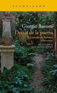 DETRÁS DE LA PUERTA | 9788417346386 | BASSANI, GIORGIO | Llibreria L'Illa - Llibreria Online de Mollet - Comprar llibres online