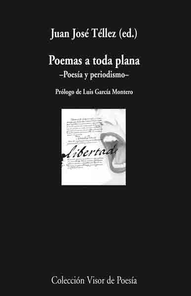 POEMAS A TODA PLANA | 9788498957310 | TELLEZ, JUAN JOSE | Llibreria L'Illa - Llibreria Online de Mollet - Comprar llibres online