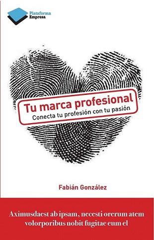 TU MARCA PROFESIONAL | 9788415880356 | GONZÁLEZ H, FABIÁN