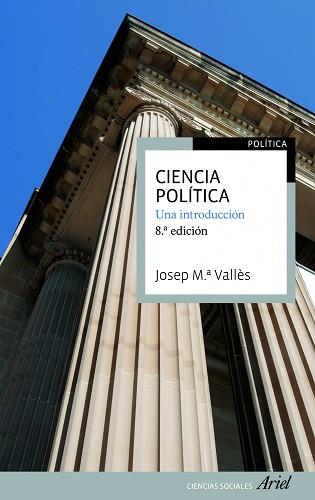 CIENCIA POLITICA. UNA INTRODUCCION | 9788434417175 | VALLES