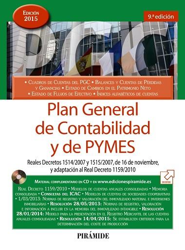 PLAN GENERAL DE CONTABILIDAD Y DE PYMES | 9788436834017 | EDICIONES PIRÁMIDE