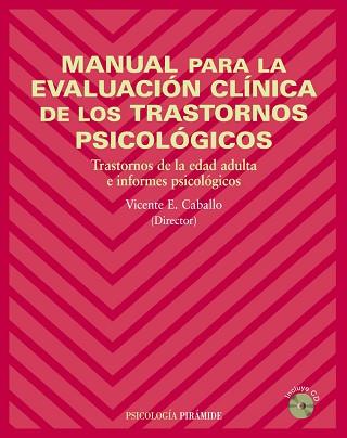 MANUAL PARA LA EVALUACIÓN CLÍNICA DE LOS TRASTORNOS PSICOLÓG | 9788436820232 | CABALLO, VICENTE
