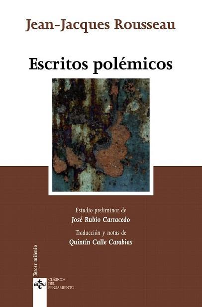 ESCRITOS POLEMICOS | 9788430948598 | ROUSSEAU, JEAN-JACQUES (1712-1778) | Llibreria L'Illa - Llibreria Online de Mollet - Comprar llibres online