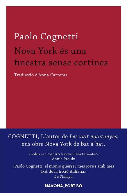 NOVA YORK ÉS UNA FINESTRA SENSE CORTINES | 9788417181437 | COGNETTI, PAOLO