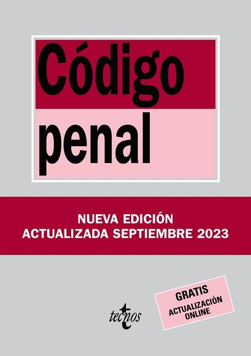 CÓDIGO PENAL | 9788430988419 | EDITORIAL TECNOS | Llibreria L'Illa - Llibreria Online de Mollet - Comprar llibres online