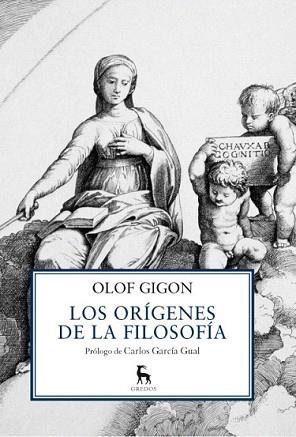 ORIGENES DE LA FILOSOFIA, LOS | 9788424936341 | GIGON, OLOF