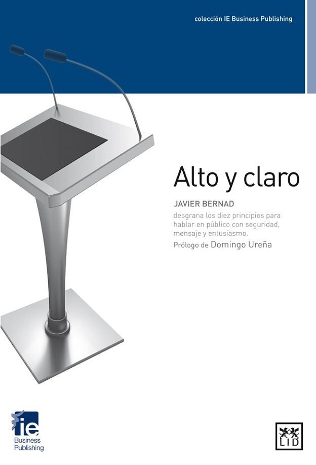 ALTO Y CLARO | 9788483569290 | BERNAD SANTA OLALLA, JAVIER