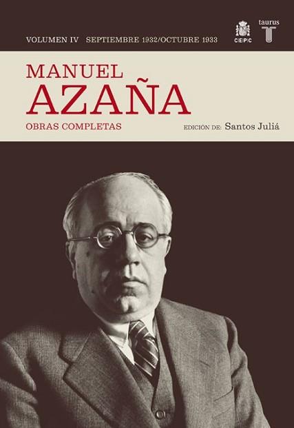 MANUEL AZAÑA 4 | 9788430607501 | AZAÑA, MANUEL