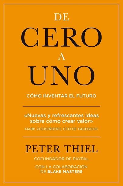 DE CERO A UNO | 9788498753530 | THIEL, PETER