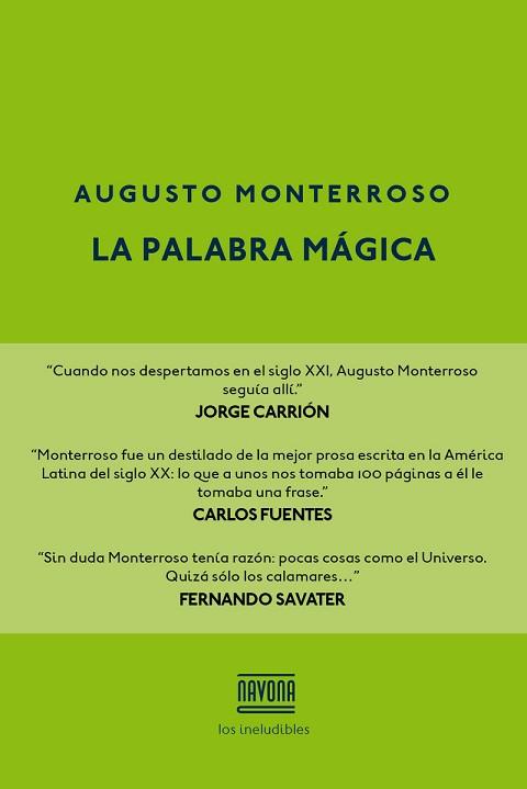 PALABRA MÁGICA, LA | 9788416259618 | MONTERROSO, AUGUSTO | Llibreria L'Illa - Llibreria Online de Mollet - Comprar llibres online