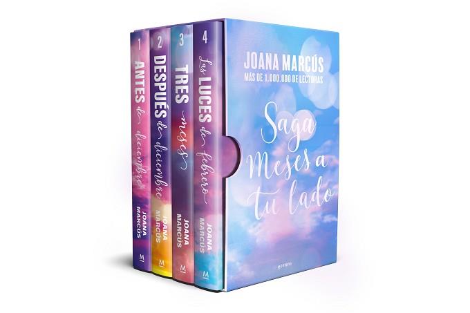 ESTUCHE SAGA MESES A TU LADO (EDICIÓN ESTUCHE CON LAS 4 NOVELAS) | 9788410050907 | MARCÚS, JOANA | Llibreria L'Illa - Llibreria Online de Mollet - Comprar llibres online