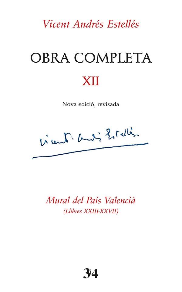 OBRA COMPLETA REVISADA, VOLUM 12 | 9788417469894 | ANDRÉS ESTELLÉS, VICENT | Llibreria L'Illa - Llibreria Online de Mollet - Comprar llibres online