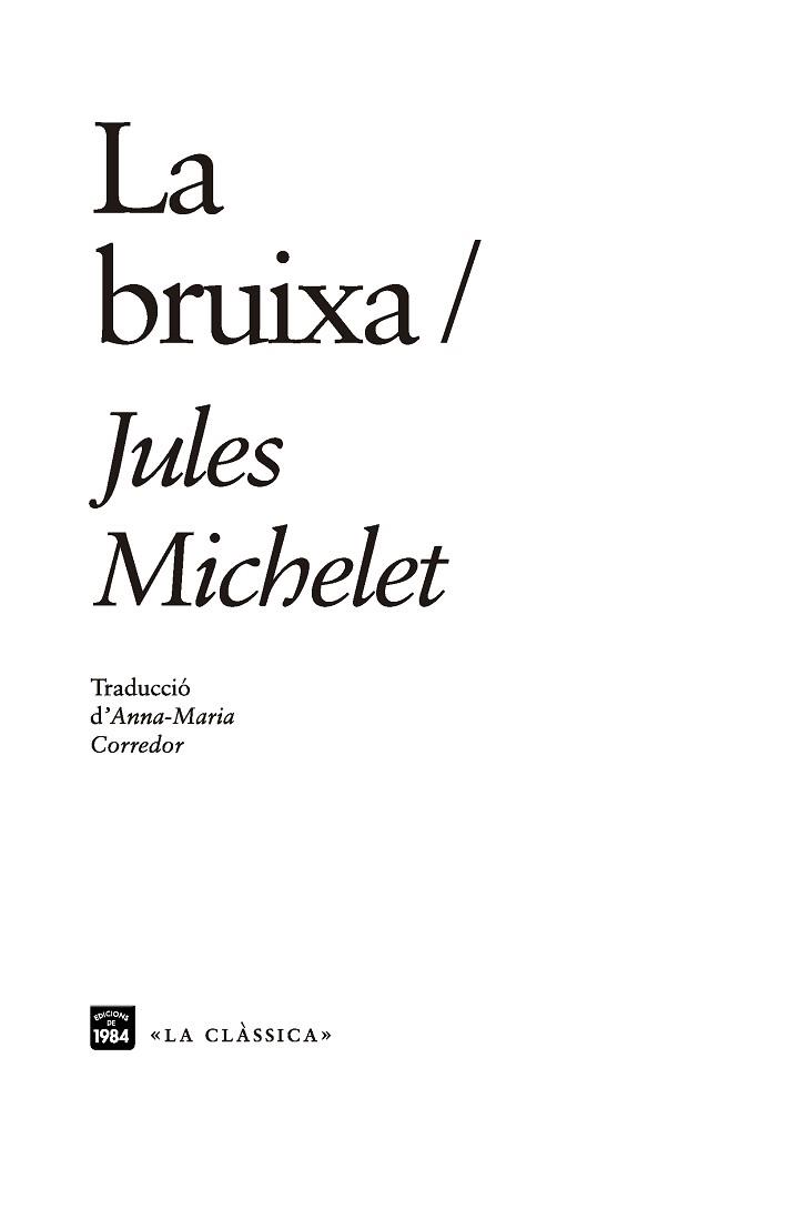 BRUIXA, LA | 9788416987610 | MICHELET, JULES | Llibreria L'Illa - Llibreria Online de Mollet - Comprar llibres online
