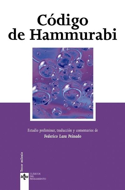 CÓDIGO DE HAMMURABI | 9788430944187 | LARA PEINADO, FEDERICO