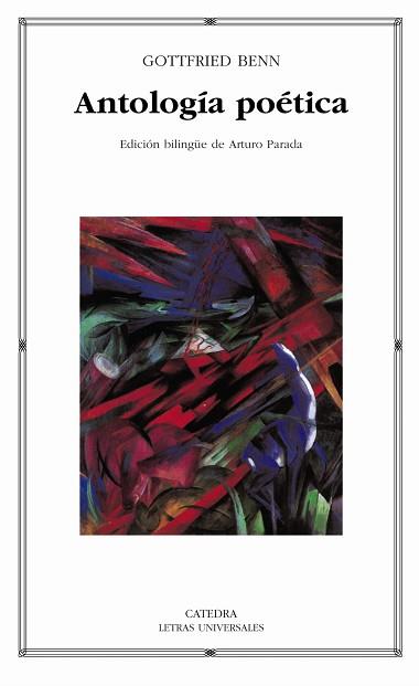 ANTOLOGIA POETICA | 9788437620824 | BENN, GOTTFRIED | Llibreria L'Illa - Llibreria Online de Mollet - Comprar llibres online